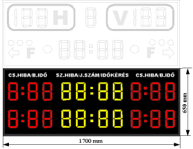 MS160-Basketball multisport LED scoreboard