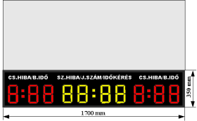 MS160-Basketball multisport LED scoreboard